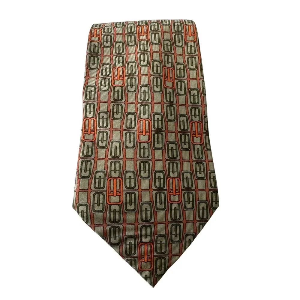 Gucci‎ Men's Tie 100% Silk 3 5